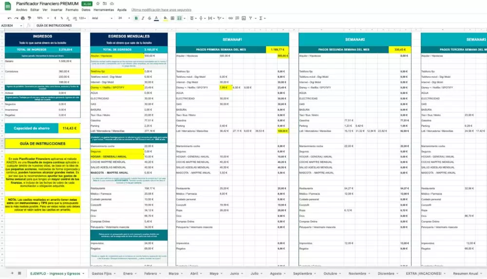 Cómo crear un sistema de control de gastos en Excel paso a paso