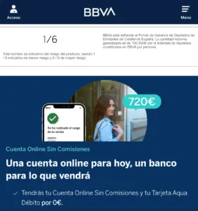 Comparativa Cuenta Online BBVA vs Cuenta Vamos Ibercaja