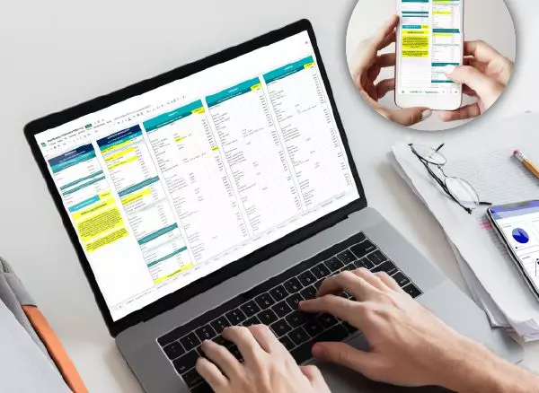 Control de gastos y ahorros en Excel